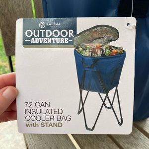 insulated cooler bag with stand